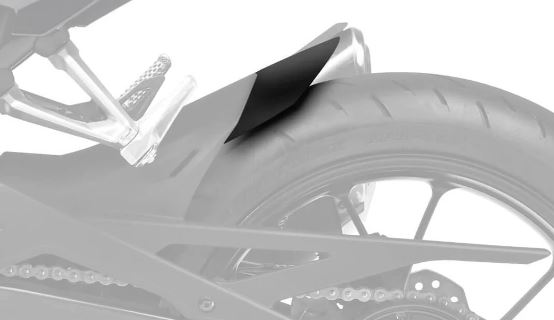 Hugger Extension Matte Black Honda CB125R '18- '24, CB300R '18- '24