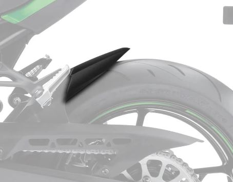 Hugger Extension Matte Black Kawasaki Z900 (RS) '17- '24, Z900RS Cafe '18-, Z900RS SE '22- '24