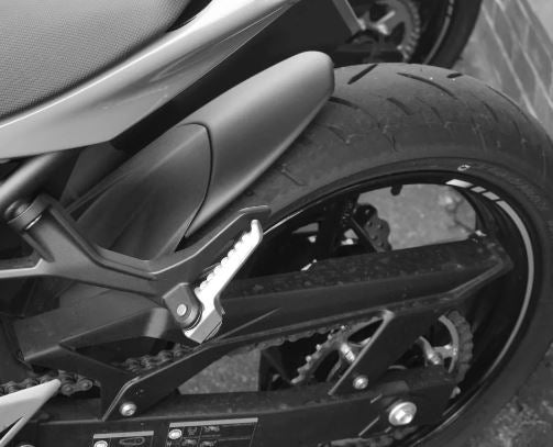 Hugger Extension Matte Black Kawasaki Z400 '17-, Ninja 400 '17- Main image