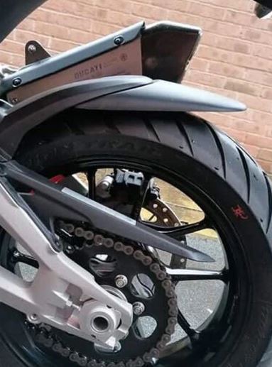 Hugger Extension Matte Black Ducati Multistrada V4 (S) (S Sport) '21-23 Main image
