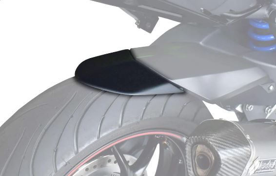Hugger Extension Matte Black Triumph Tiger 1050 Sport '13- Main image