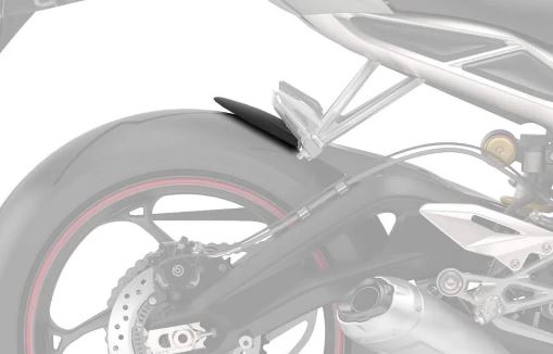 Hugger Extension Matte Black Triumph Street Triple 765 RS '17- Main image