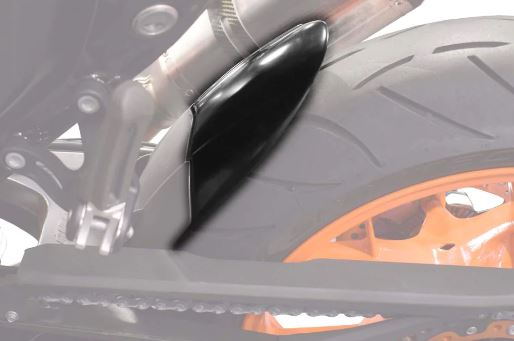 Hugger Extension Matte Black KTM 250 Adventure '21- '24, 125 Duke '17-23 /250/390 Duke '17-'23, 390 Adventure '20-'24 Main image