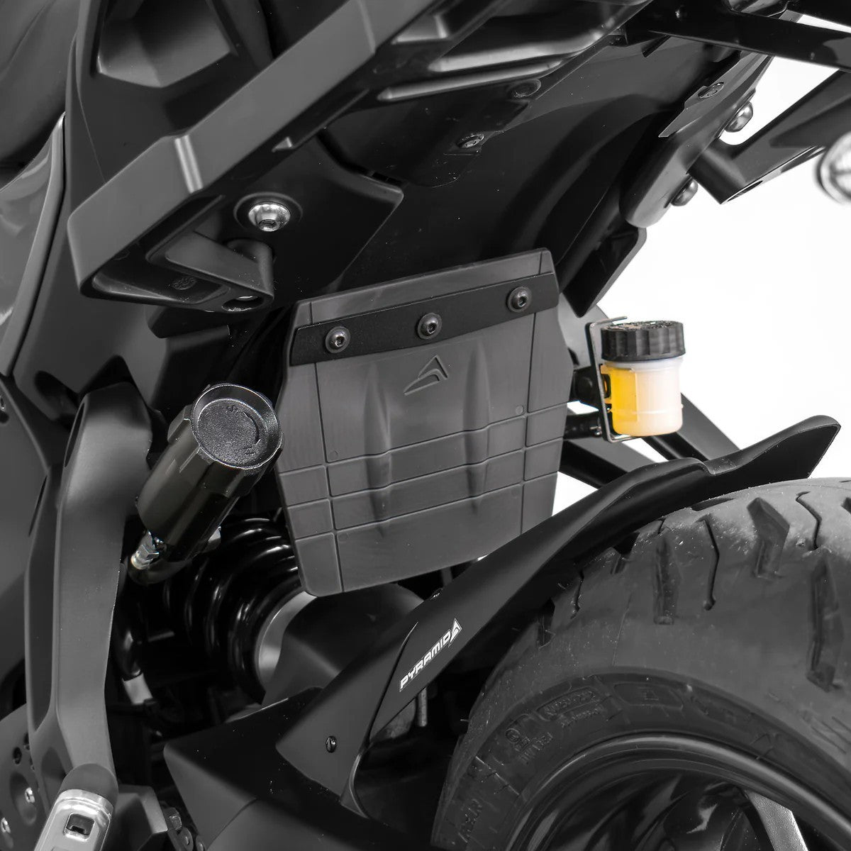Pyramid Shock Shield, Black for Yamaha Tracer 7 '25- & Tracer 7 GT '25- Main image