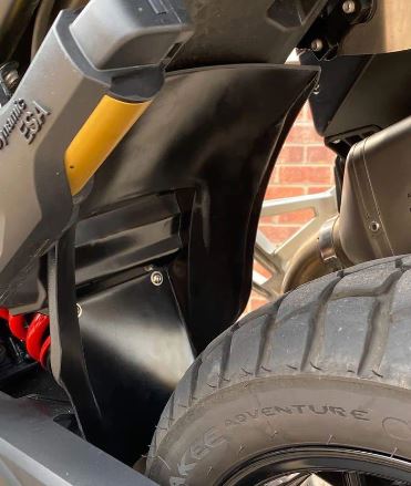 Shock Shield Matte Black BMW F900 GS '24-, F850 GSA '18-25, F800 GS '24- & F750GS '18-