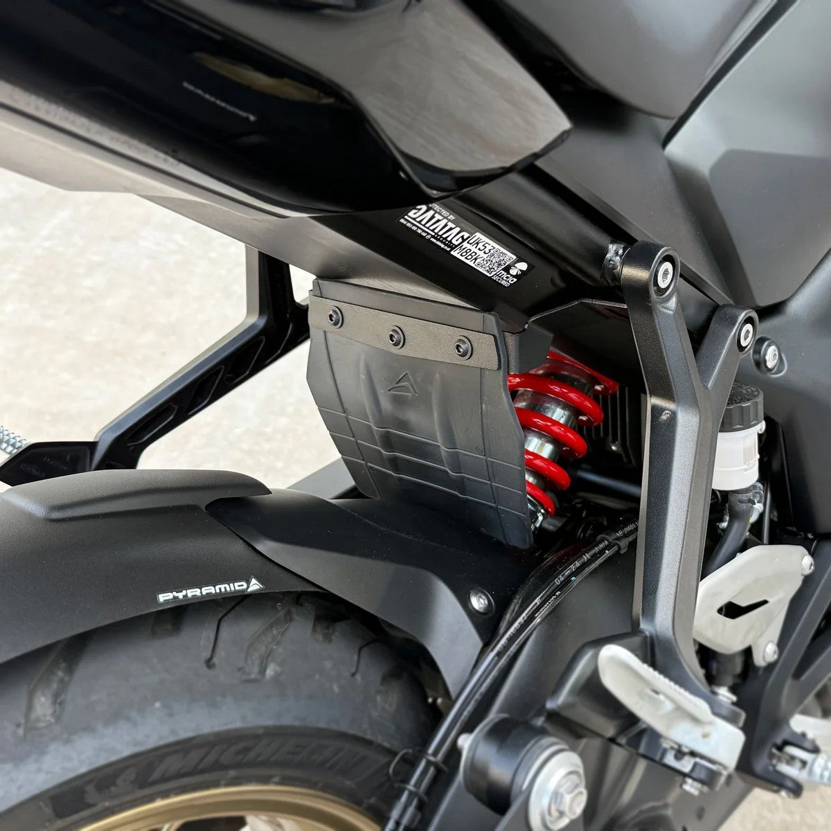 Shock Shield Matte Black for Triumph Trident 800 '26- Secondary image