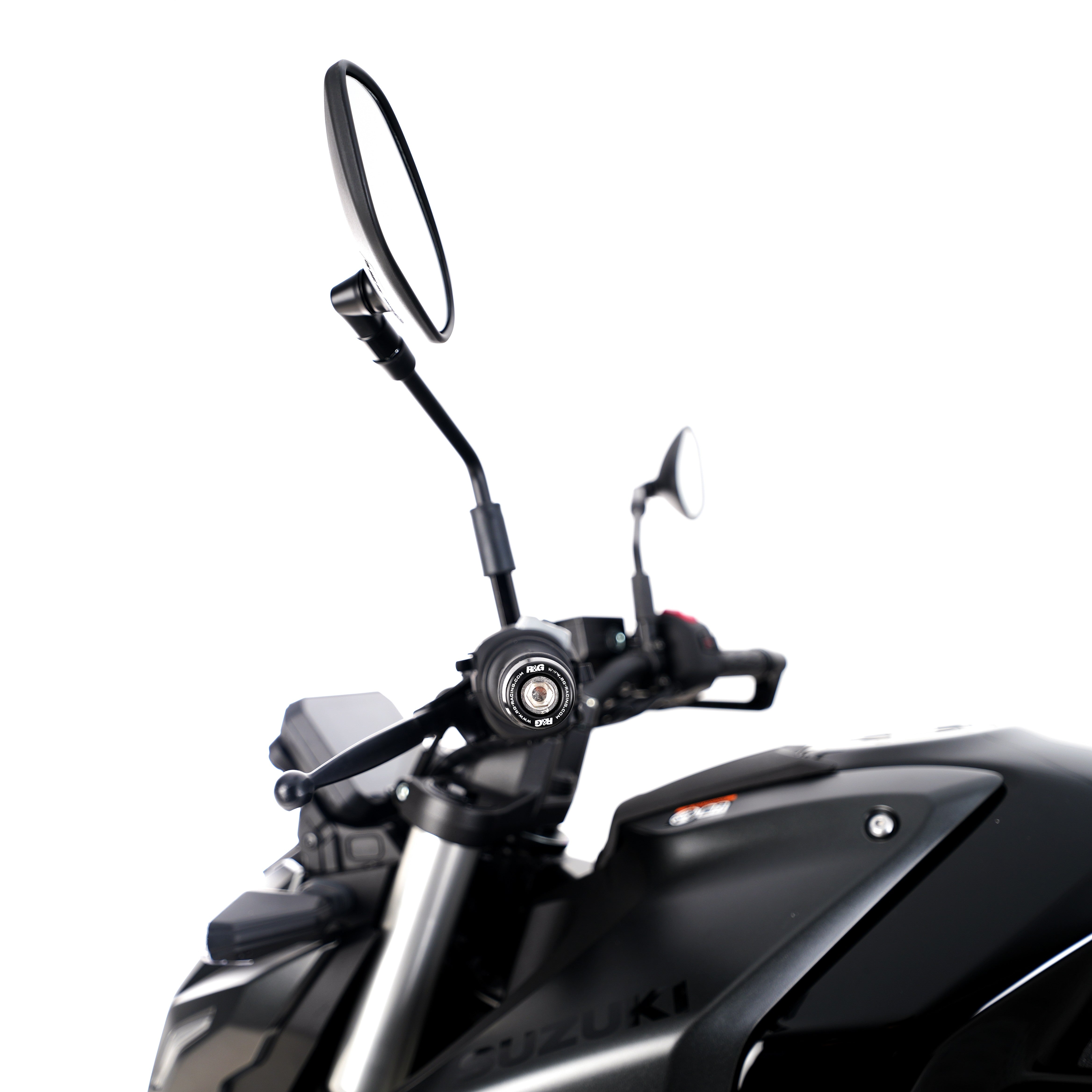 Bar End Sliders for the Suzuki GSX-R1000 '17- '24, GSX-R1000R '17- '24, GSX-8S (R) '23-,GSX- 8T '25-, GSX-8TT '25-, DR-Z4SM '25- ,V-Strom 800DE & V-Strom 800RE '23- Secondary image