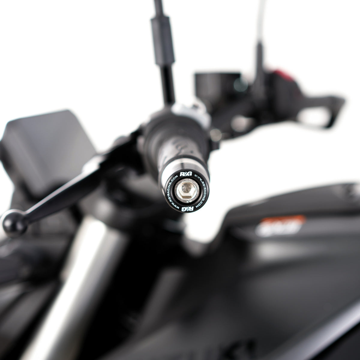 Bar End Sliders for the Suzuki GSX-R1000 '17- '24, GSX-R1000R '17- '24, GSX-8S (R) '23-,GSX- 8T '25-, GSX-8TT '25-, DR-Z4SM '25- ,V-Strom 800DE & V-Strom 800RE '23-