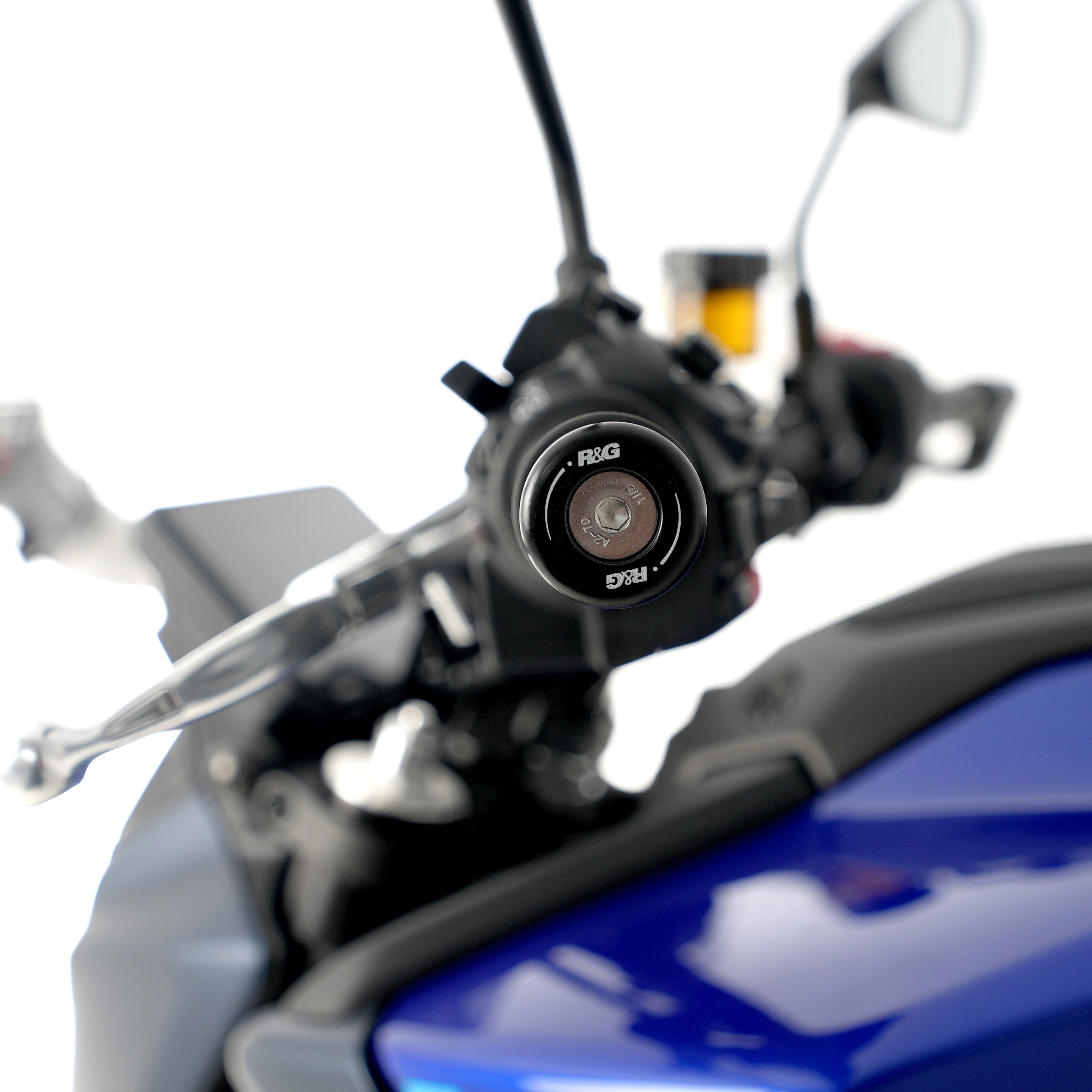 Bar End Sliders for the BMW G310R / GS '17-25, G310RR '22-25, TVS Apache RR 310 '21-25 & Yamaha MT-09 '24- Main image