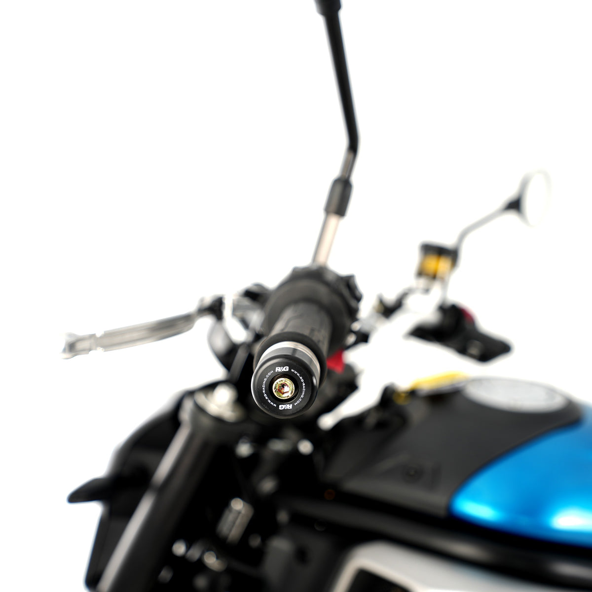 Bar End Sliders for the Ducati Panigale V4(S), Speciale '18-, V4R '20-, Monster 950 (+) '21-25, Monster 937 (+) '21-25, CFMoto 450SS/SR '23-, CFMoto 700CL-X Heritage '21-, CFMoto 650GT '19- / CFMoto 300NK '21- & Vmoto Stash '24- Main image