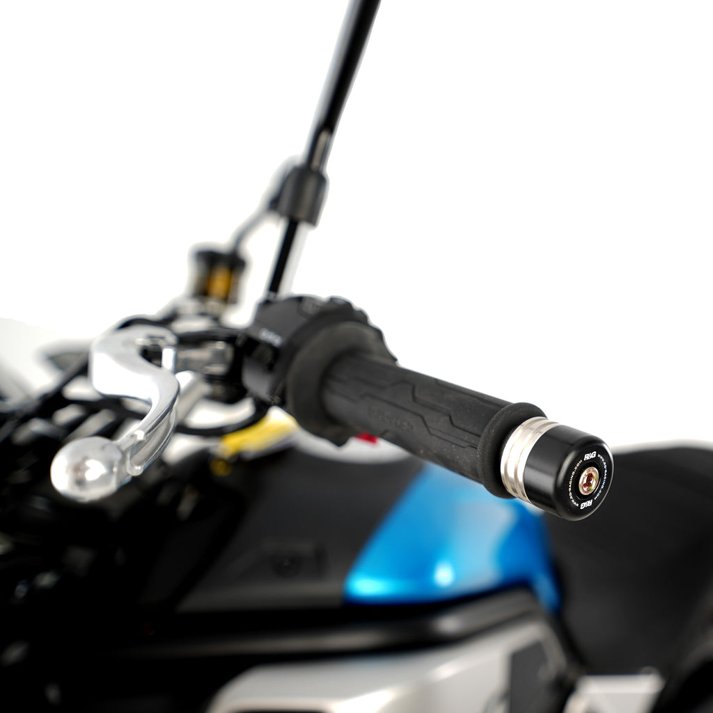 Bar End Sliders for the Ducati Panigale V4(S), Speciale '18-, V4R '20-, Monster 950 (+) '21-25, Monster 937 (+) '21-25, CFMoto 450SS/SR '23-, CFMoto 700CL-X Heritage '21-, CFMoto 650GT '19- / CFMoto 300NK '21- & Vmoto Stash '24-