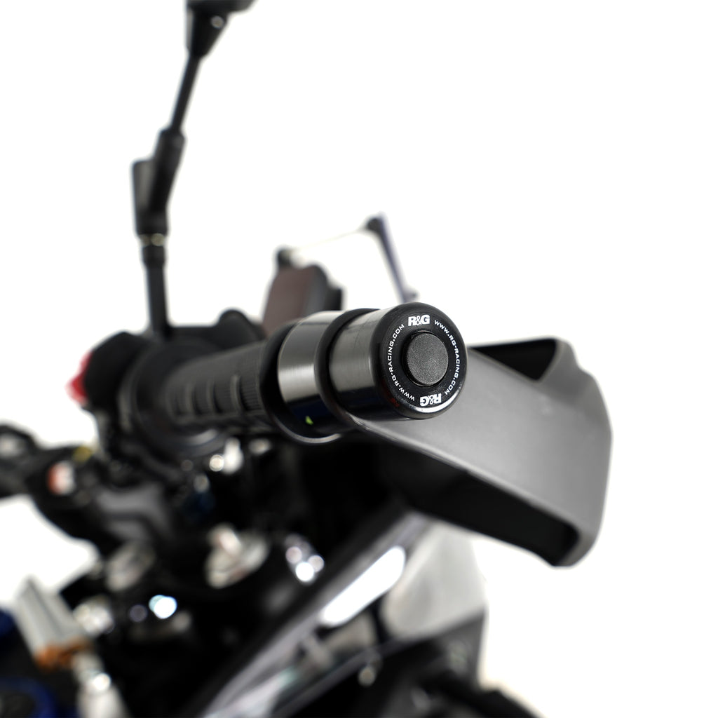 Bar End Sliders for the Yamaha Tenere World Rally(T7) '23-, Tenere 700 '19- , Tenere 700 World Raid '22- & Tenere 700 Rally '21-  (with OEM hand guards)