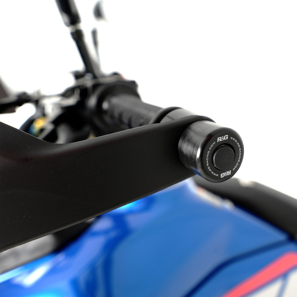 Bar End Sliders for the Yamaha Tenere World Rally(T7) '23-, Tenere 700 '19- , Tenere 700 World Raid '22- & Tenere 700 Rally '21-  (with OEM hand guards)