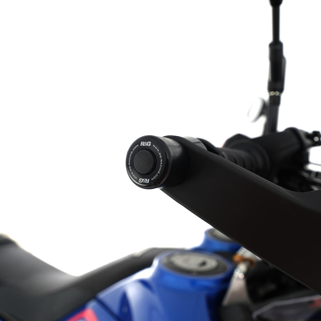 Bar End Sliders for the Yamaha Tenere World Rally(T7) '23-, Tenere 700 '19- , Tenere 700 World Raid '22- & Tenere 700 Rally '21-  (with OEM hand guards)