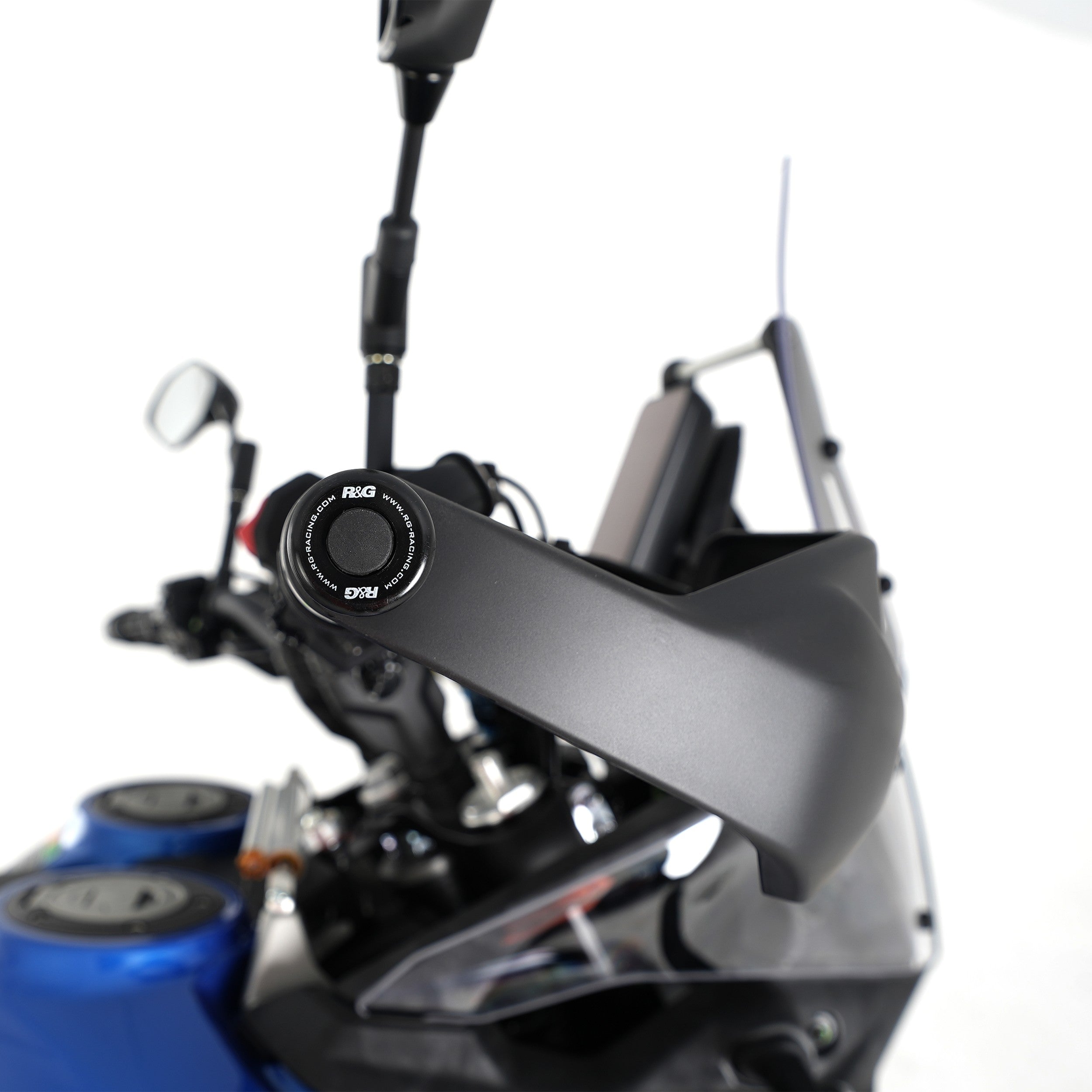 Bar End Sliders for the Yamaha Tenere World Rally(T7) '23-, Tenere 700 '19- , Tenere 700 World Raid '22- & Tenere 700 Rally '21-  (with OEM hand guards) Secondary image
