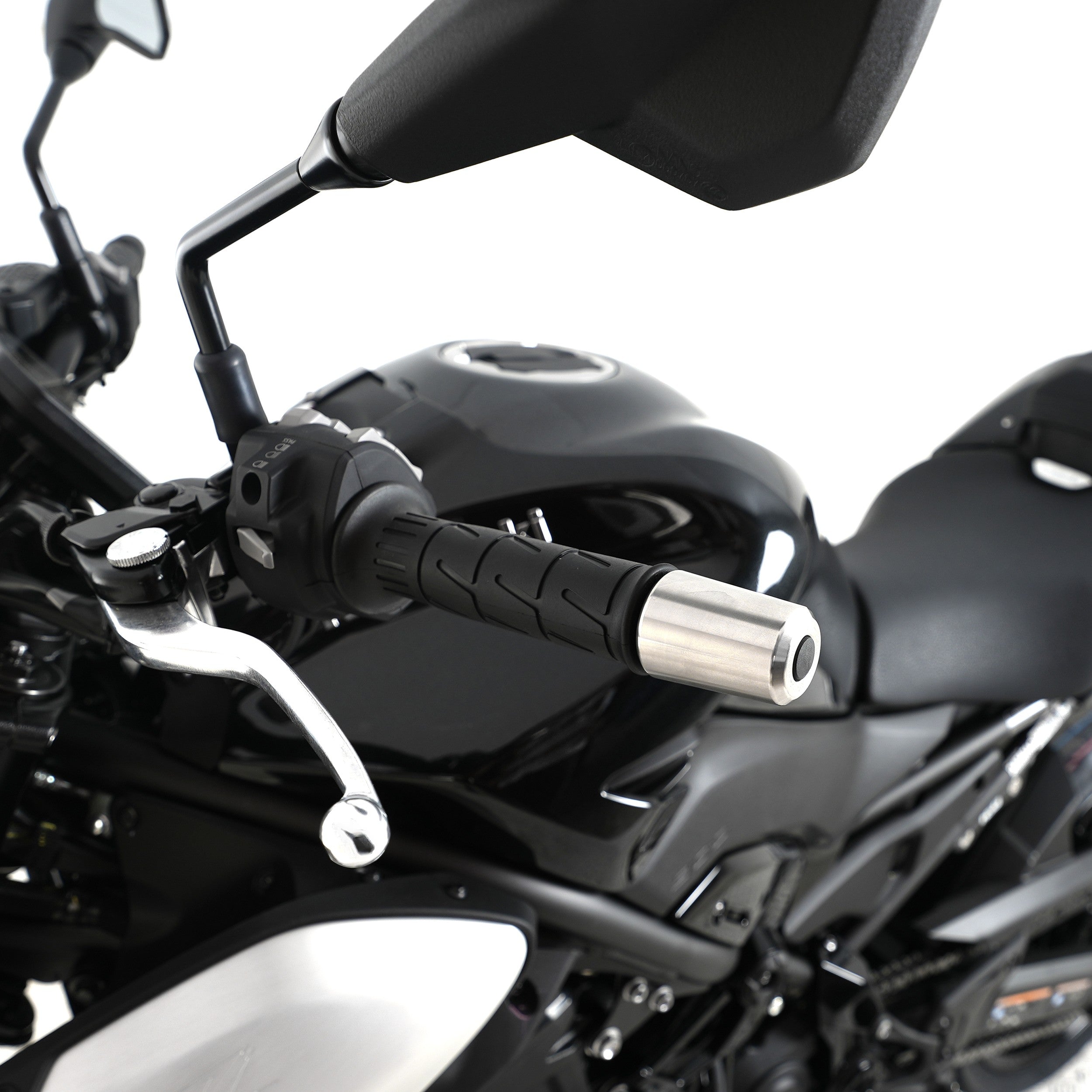 R&G Stainless Steel Bar Ends for Kawasaki Z900RS '18- '24, Z900 '17-, Z H2 '20- '24, ZX-25R '20-, Z650RS '21- '24, ZX6-R(636) '19-  & ZX-4R(R) (SE) '23-