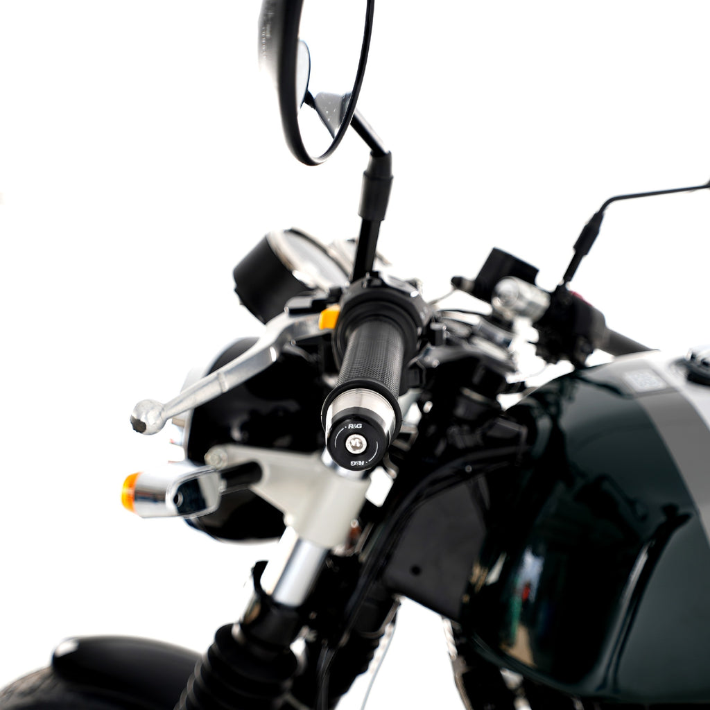 Bar End Sliders for for multiple Triumph Models & Royal Enfield Continental GT 650 '19- (without mirrors)
