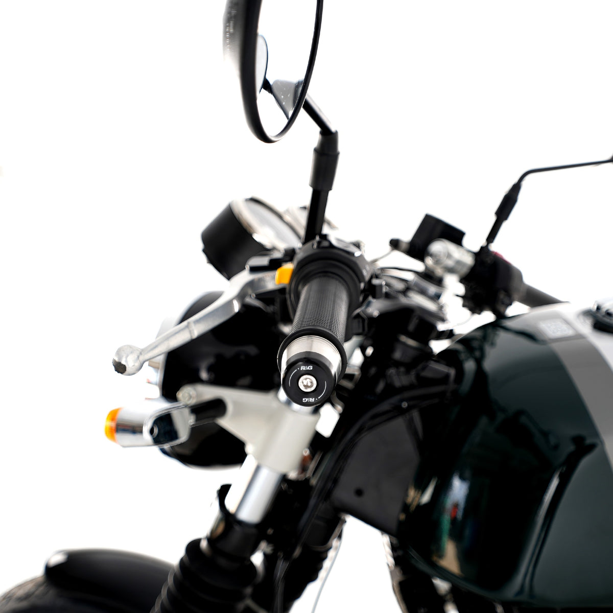 Bar End Sliders for for multiple Triumph Models & Royal Enfield Continental GT 650 '19- (without mirrors)