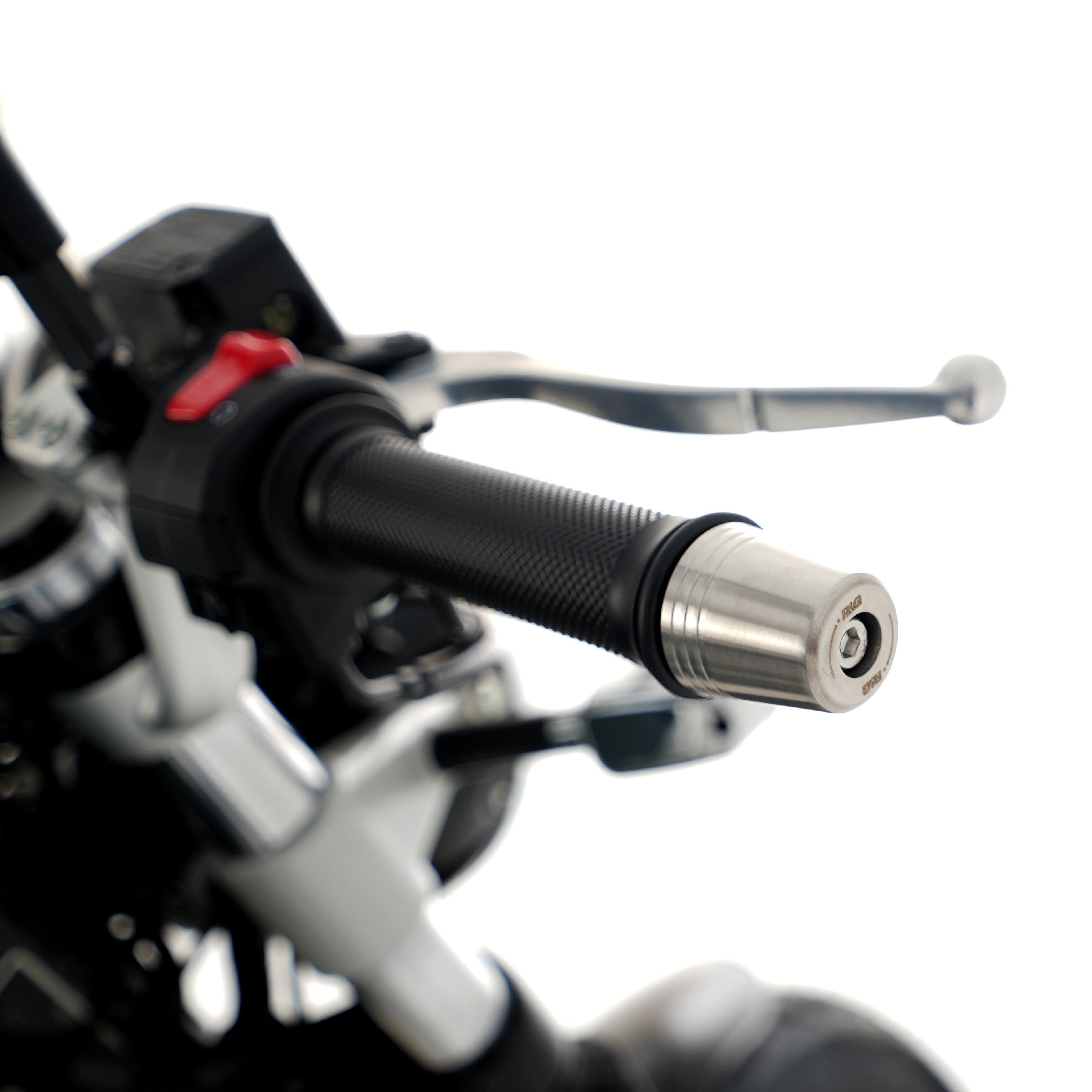 R&G Stainless Steel Bar Ends for multiple Triumph Models & Royal Enfield Continental GT 650 '19- (without bar end mirrors) Secondary image