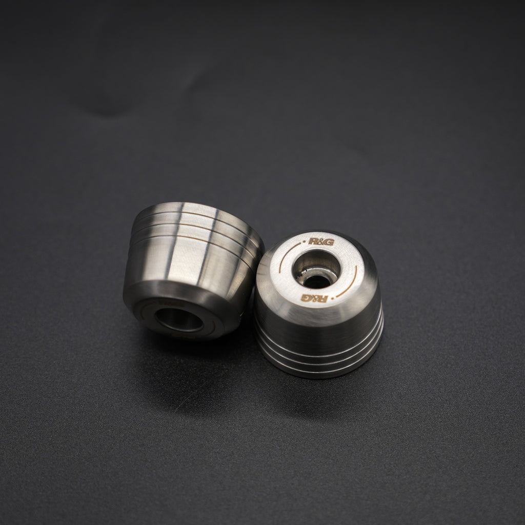 R&G Stainless Steel Bar Ends for Ducati Streetfighter V2(S) '25-, StreetfighterV4(S) '25-, Scrambler 1100 '18-25 and 8 others.