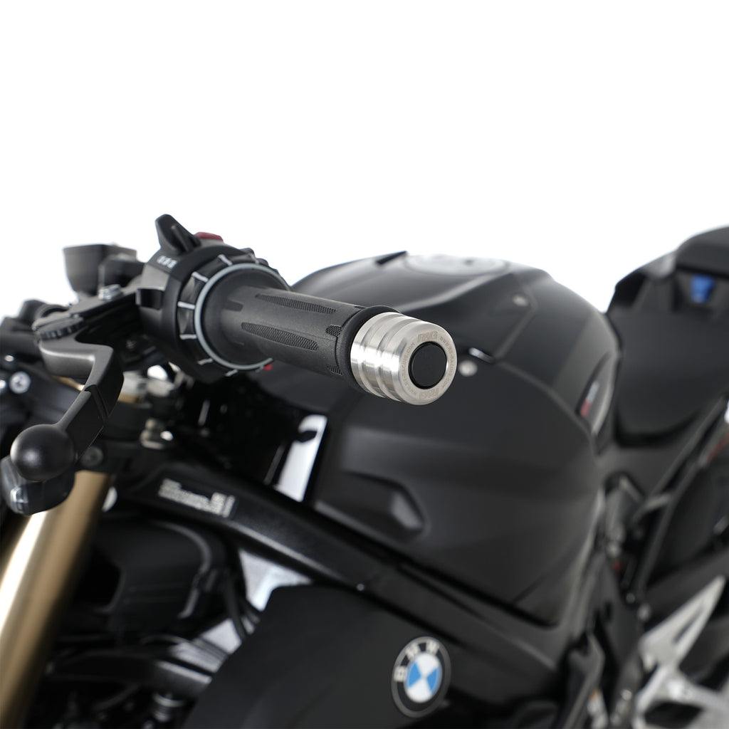 R&G Stainless Steel Bar Ends for BMW S1000R '21- / Sport/  M Sport '21- '24/ F850GS '22-25/ F850GSA '19-25 & M1000R '23- '24