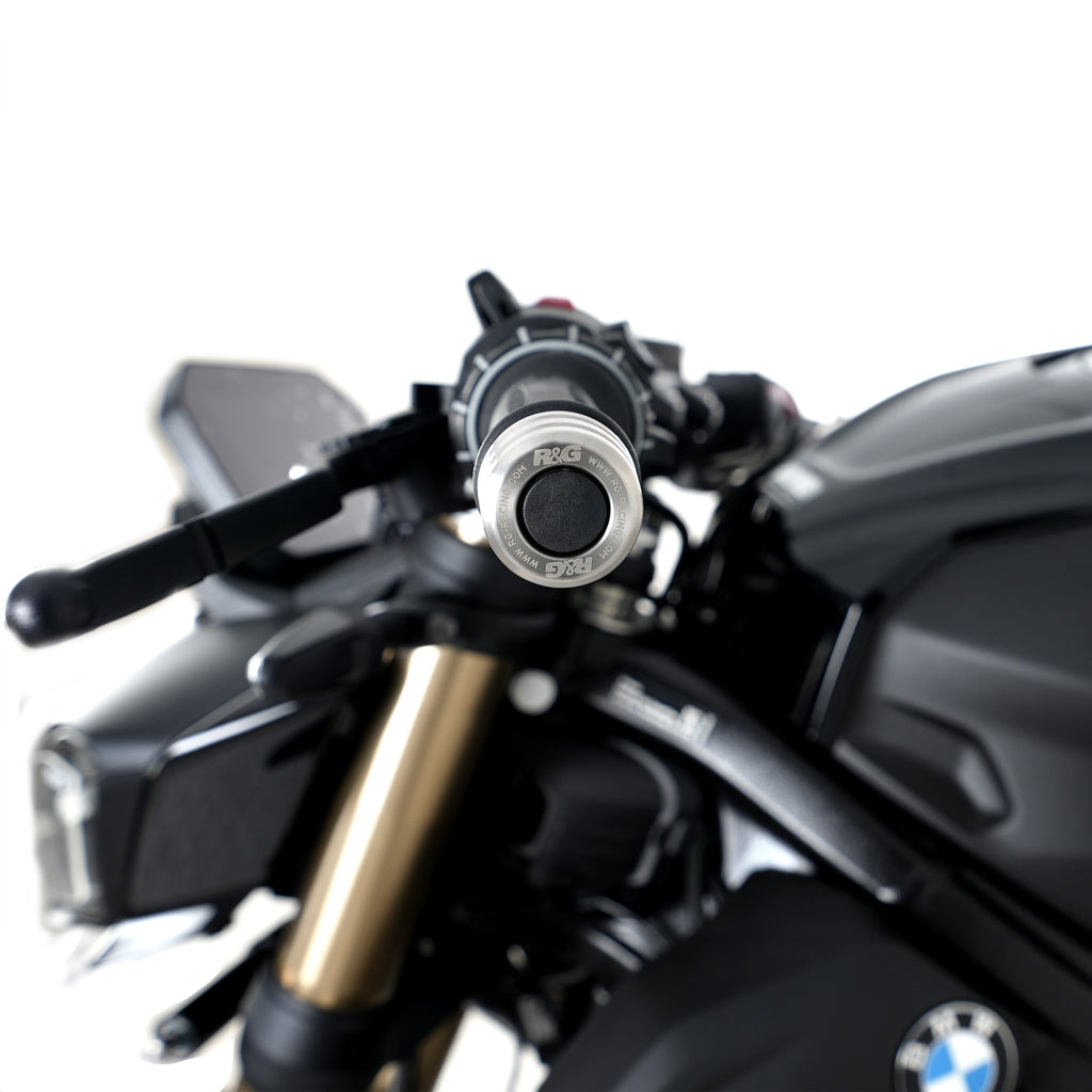 R&G Stainless Steel Bar Ends for BMW S1000R '21- / Sport/  M Sport '21- '24/ F850GS '22-25/ F850GSA '19-25 & M1000R '23- '24
