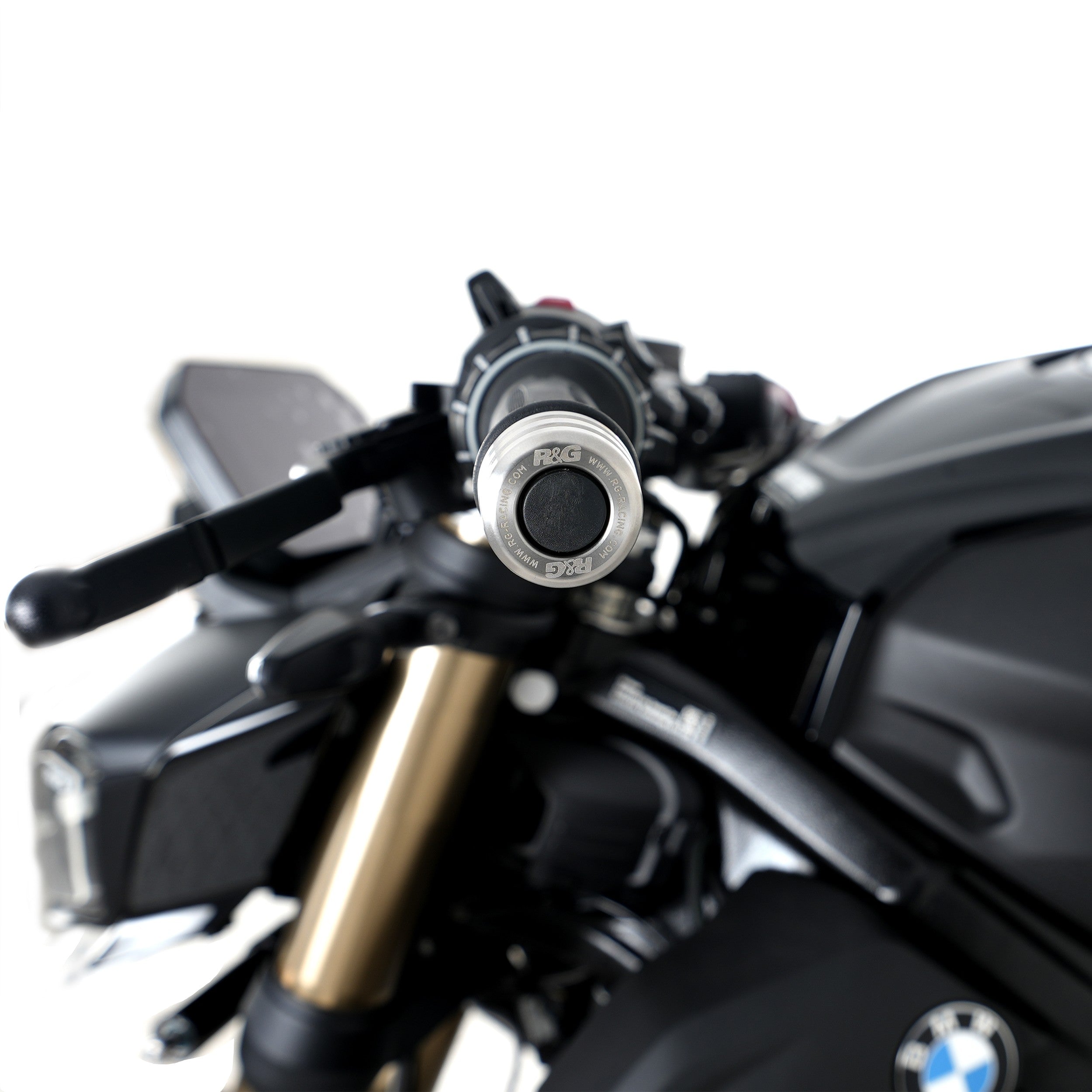 R&G Stainless Steel Bar Ends for BMW S1000R '21- / Sport/  M Sport '21- '24/ F850GS '22-25/ F850GSA '19-25 & M1000R '23- '24