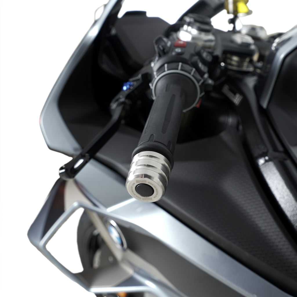 R&G Stainless Steel Bar End Sliders for the BMW F900 R '25-, M1000RR '21- '24, S1000RR '23- , Yamaha Tracer 9 '21- '24, Tracer 9 GT '21- & Tracer 9 GT Plus '25-