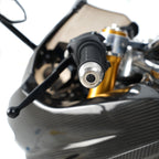 R&G Stainless Steel Bar Ends for Ducati Streetfighter V2(S) '25-, StreetfighterV4(S) '25-, Scrambler 1100 '18-25 and 8 others.