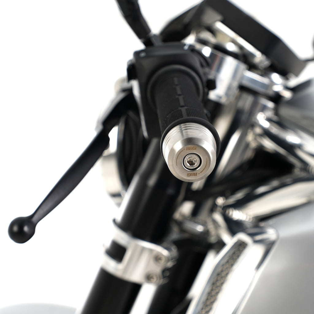 R&G Stainless Steel Bar Ends for Ducati Streetfighter V2(S) '25-, StreetfighterV4(S) '25-, Scrambler 1100 '18-25 and 8 others.
