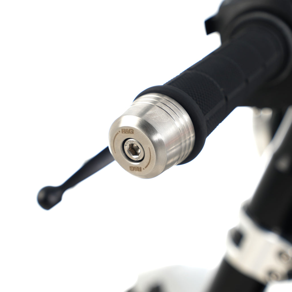 R&G Stainless Steel Bar Ends for Ducati Streetfighter V2(S) '25-, StreetfighterV4(S) '25-, Scrambler 1100 '18-25 and 8 others.