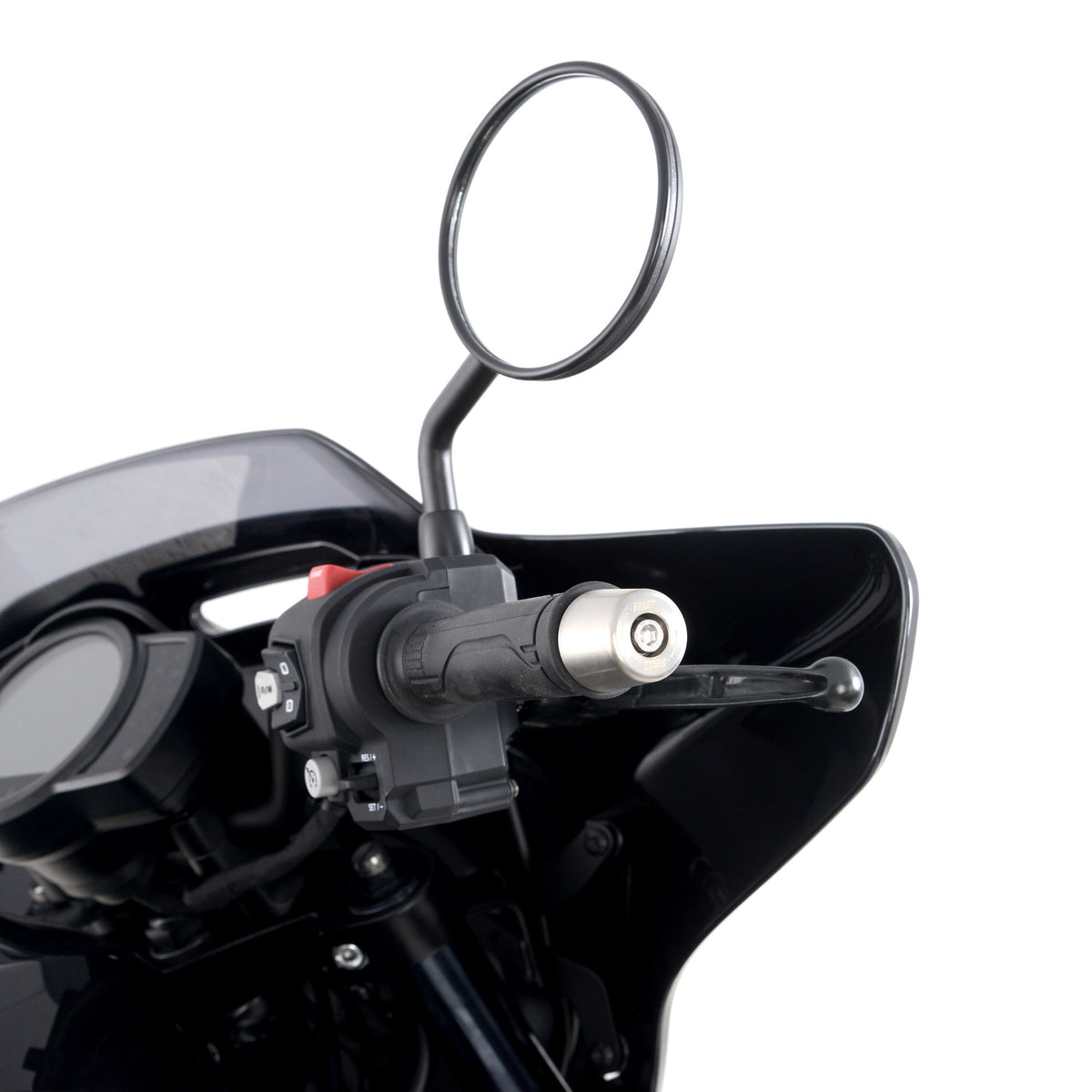 Stainless Steel Bar End Sliders for Yamaha R7 '22-, YZF-R1 (M) '15- & Honda CMX1100 Rebel (DCT) '21-'24 & CMX1100T Rebel (DCT) '23-'24. Main image