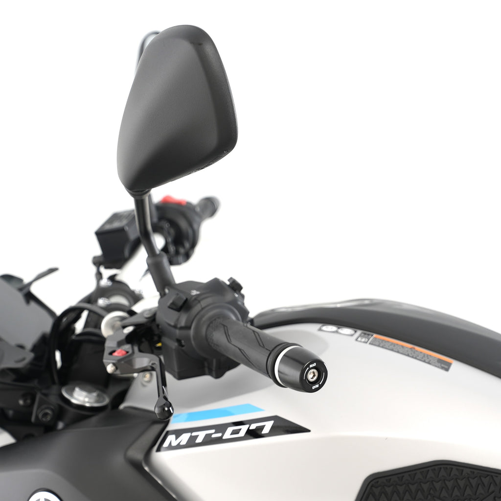 APEX Bar End Sliders for Yamaha MT-07 '25-,YZF-R9 '25-, YZF-R1M '15-,YZF-R1 '15-, R7 '22- & Honda CMX1100 Rebel '21-'24, CMX1100 Rebel DCT '21-'24, CMX1100T Rebel '23-'24, CMT1100R Rebel DCT '23-'24