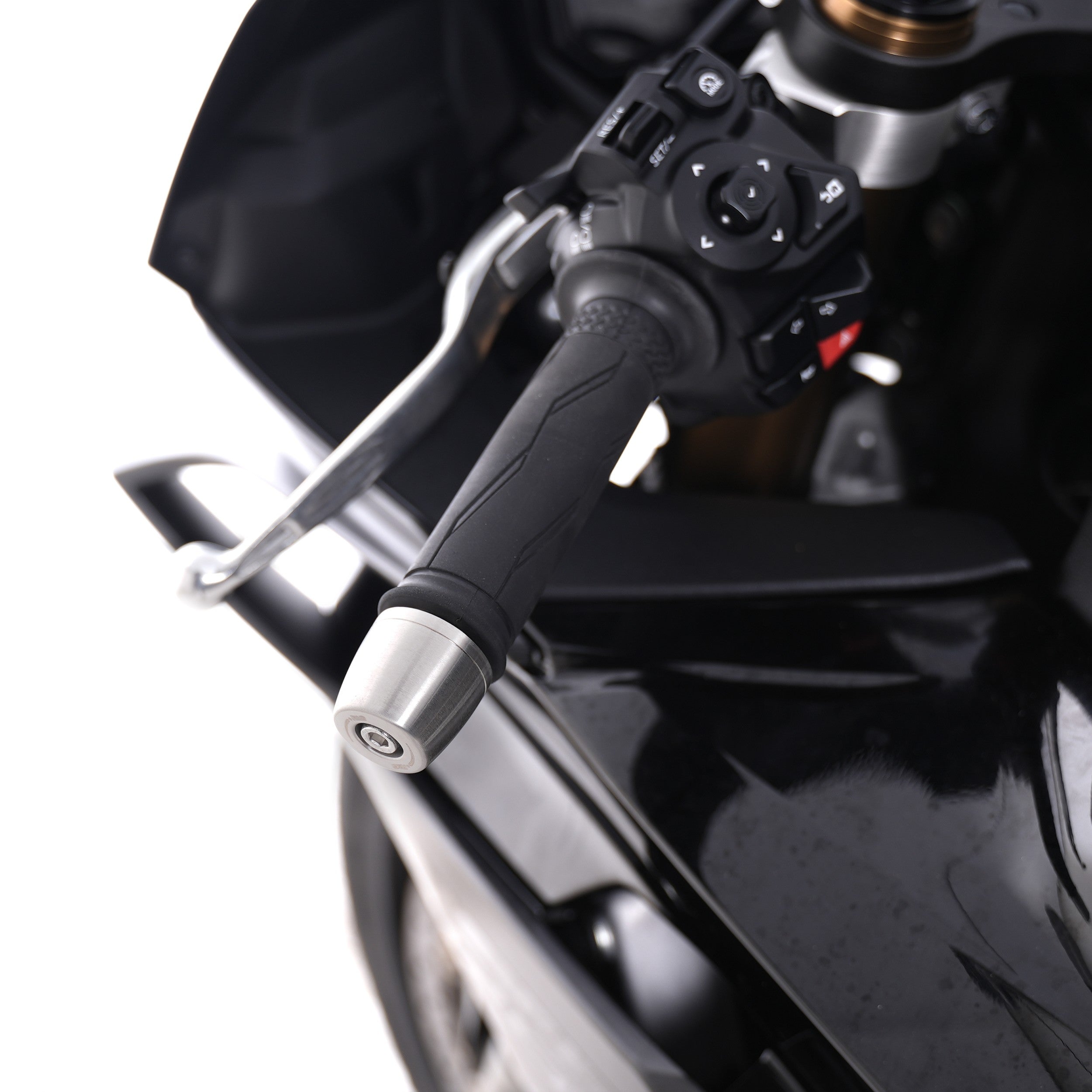 APEX Stainless Steel Bar Ends for multiple Honda models & Yamaha MT-07 '25-, YZF-R9 '25-,YZF-R1M '15-, YZF-R1 '15-, R7 '22-
