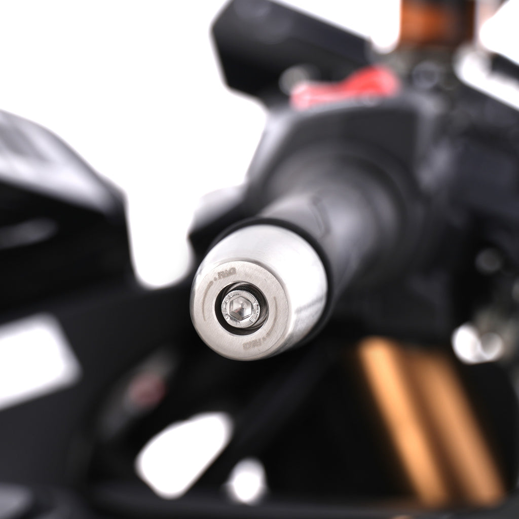 APEX Stainless Steel Bar Ends for multiple Honda models & Yamaha MT-07 '25-, YZF-R9 '25-,YZF-R1M '15-, YZF-R1 '15-, R7 '22-