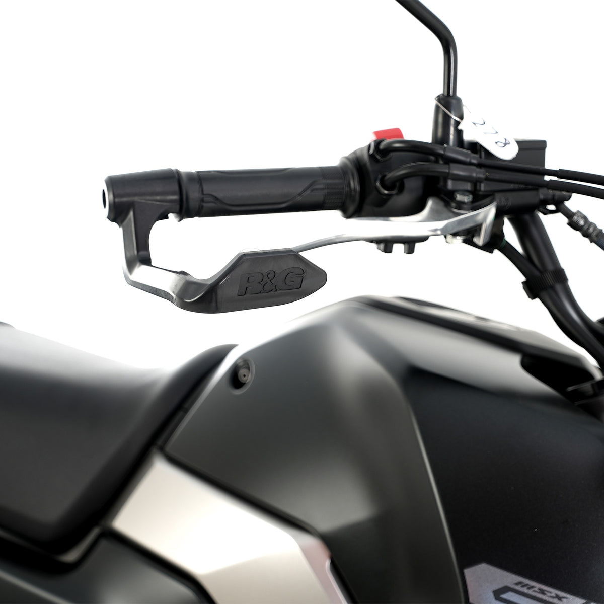 R&G Brake Lever Guard for Suzuki GSX-S750 '17- '24, Triumph Street Triple  R/RS 765 '17-, Street Triple S 765 '17- '20, Yamaha YZF-R6 '17-, Aprilia Tuono 660 '21- '24, Honda Dax 125 '22- & MSX125 GROM '13- Main image
