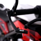 R&G Interlock Brake Lever Guard & LHS Bar End Slider kit for Suzuki GSX-S750 '17- '24, Triumph Street Triple R/RS 765 '17-, Street Triple S 765 '17- '20,  Street Triple 765 RX '26-,Yamaha YZF-R6 '17-, Aprilia Tuono 660 '21- '24, Honda Dax 125 '22- &