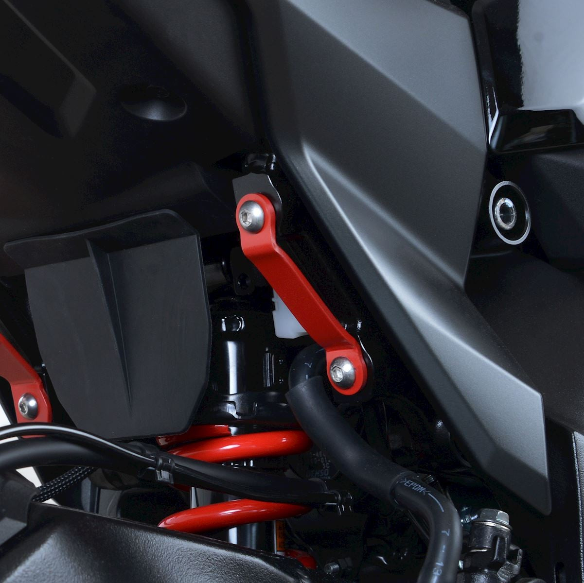 Rear Foot Rest Blanking Plates for Suzuki Katana '19- Main image