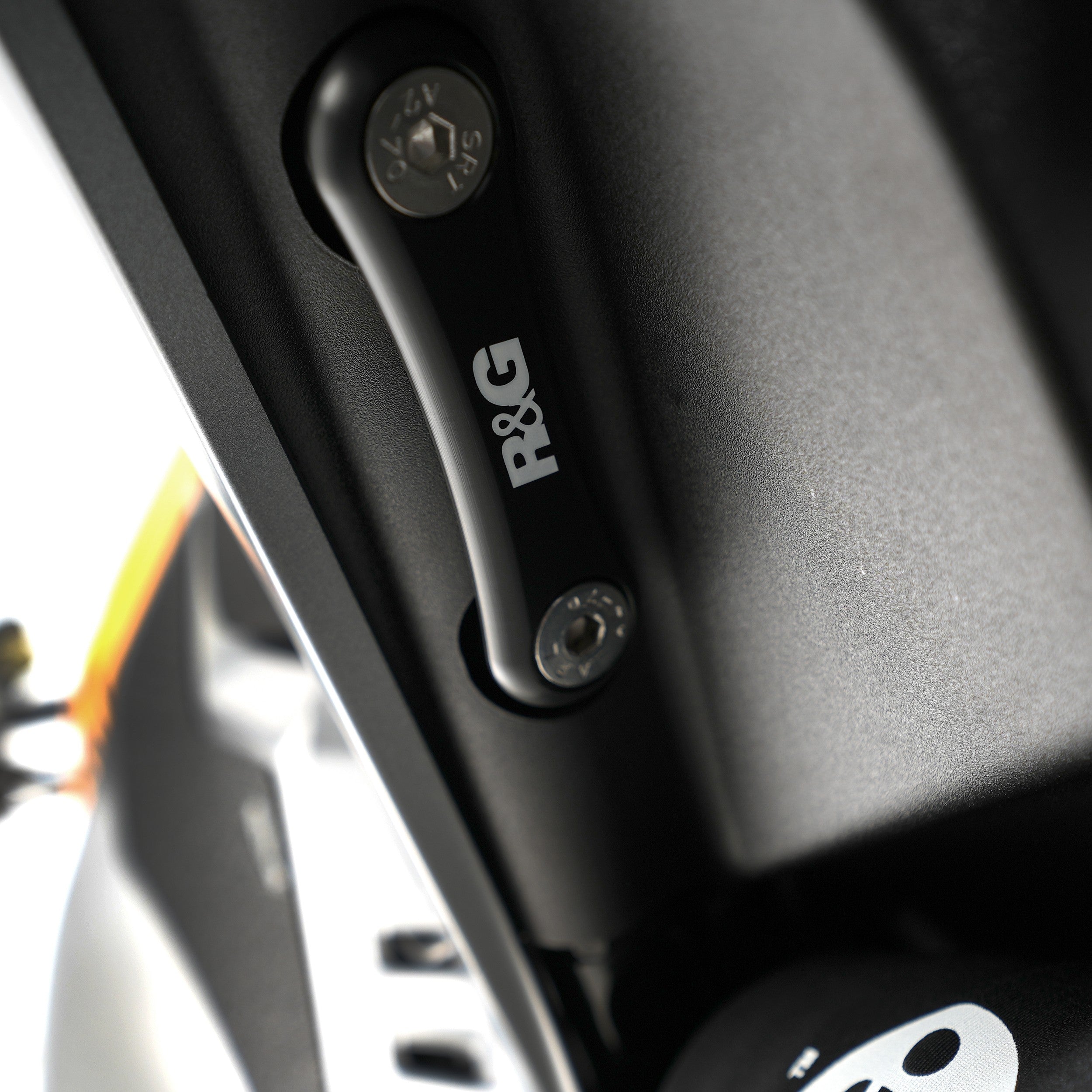 Rear Foot Rest Blanking Plate for BMW G310RR '22-25, Moto Guzzi V100 '23-, Stelvio '24- & TVS Apache RR 310 '21-25  (LHS) Main image