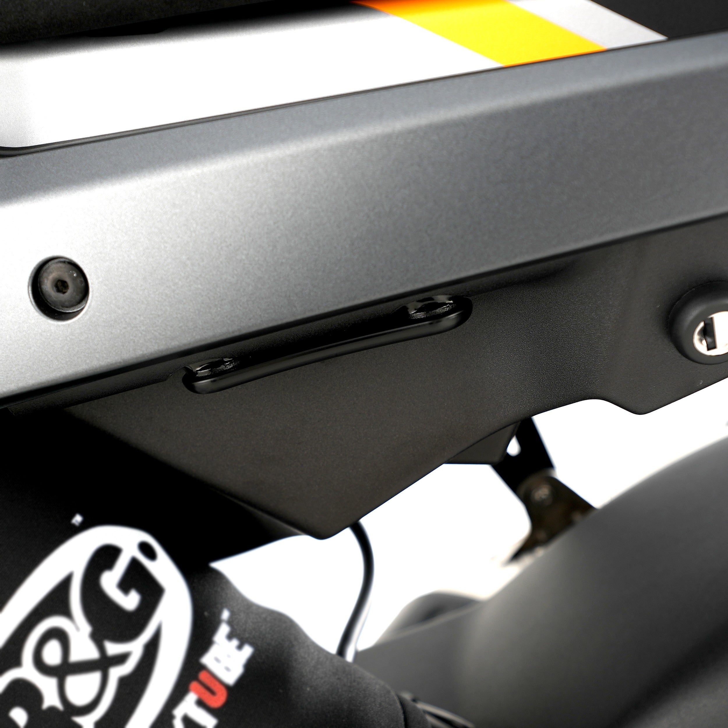 Rear Foot Rest Blanking Plate for BMW G310RR '22-25, Moto Guzzi V100 '23-, Stelvio '24- & TVS Apache RR 310 '21-25  (LHS) Secondary image