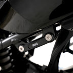 Rear Foot Rest Blanking Plate for Honda CB750 Hornet '23-, CB500F '16-'23, XL750 Transalp '23-, CBR500R '16-  & CB500X '19-23.