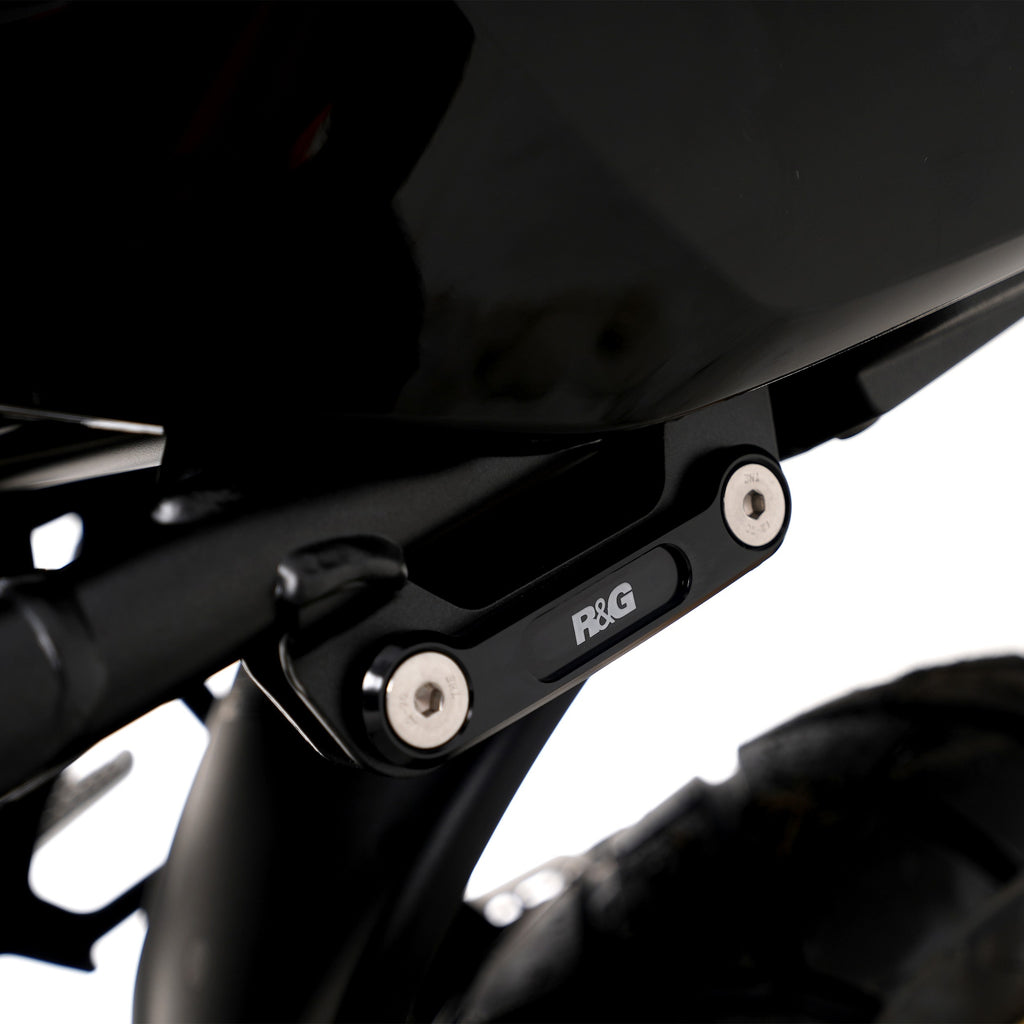 Rear Foot Rest Blanking Plate for Honda CB750 Hornet '23-, CB500F '16-'23, XL750 Transalp '23-, CBR500R '16-  & CB500X '19-23.