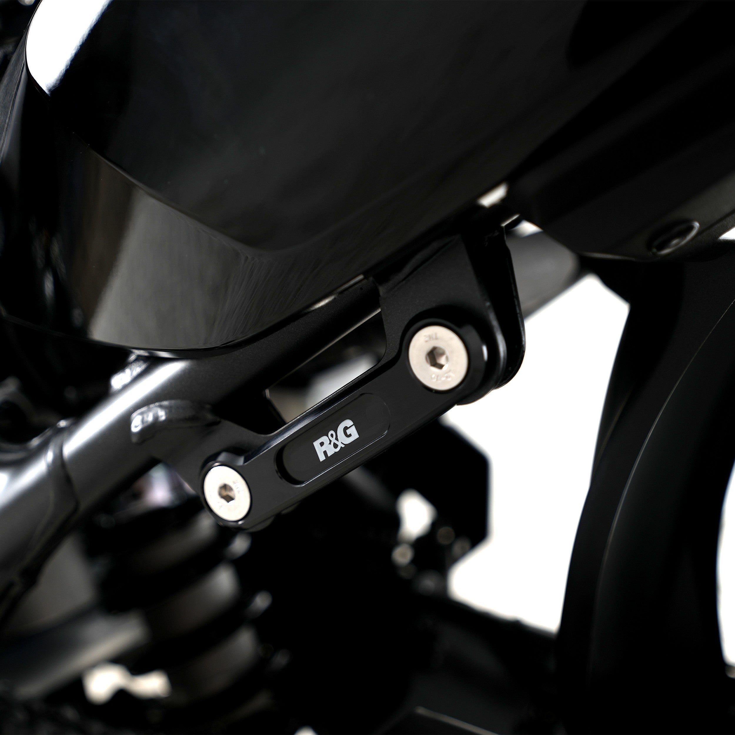 Rear Foot Rest Blanking Plate for Honda CB750 Hornet '23-, CB500F '16-'23, XL750 Transalp '23-, CBR500R '16-  & CB500X '19-23. Secondary image