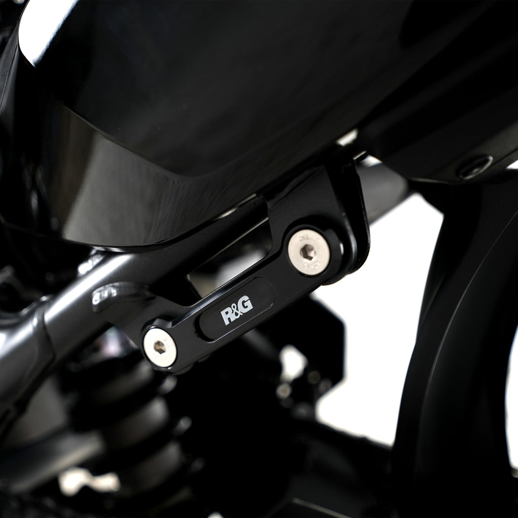 Rear Foot Rest Blanking Plate for Honda CB750 Hornet '23-, CB500F '16-'23, XL750 Transalp '23-, CBR500R '16-  & CB500X '19-23.