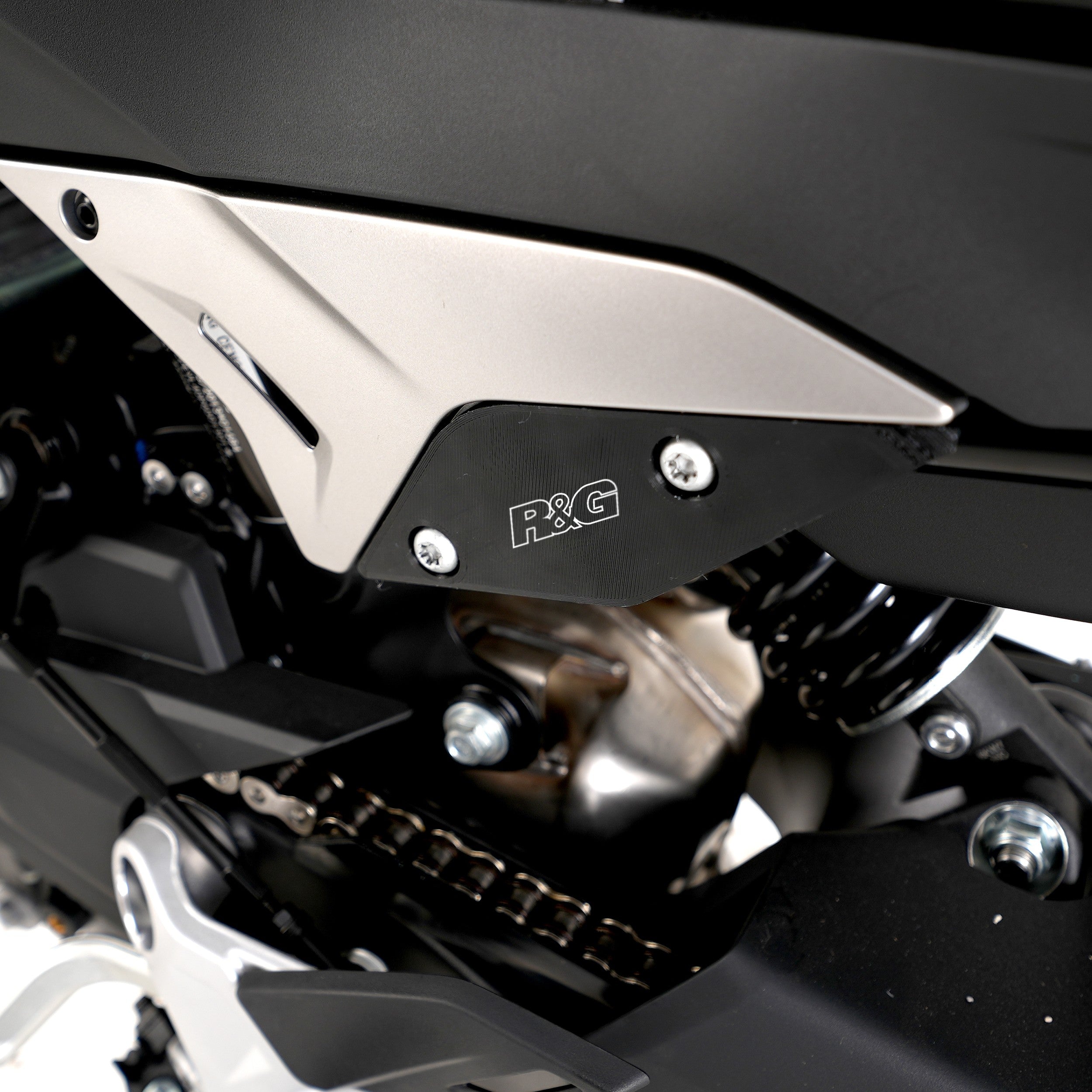 Rear Foot Rest Blanking Plates for CFMoto 800NK '23- (Pair) Secondary image