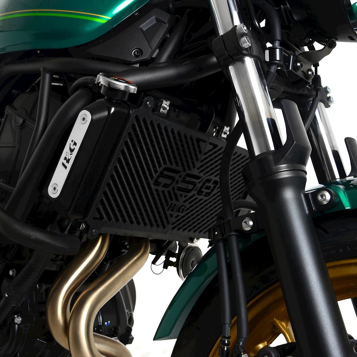 Branded Radiator Guard For Kawasaki Z650  '17- / Z650RS  '21- '24  / Ninja 650 '17- '24 Main image