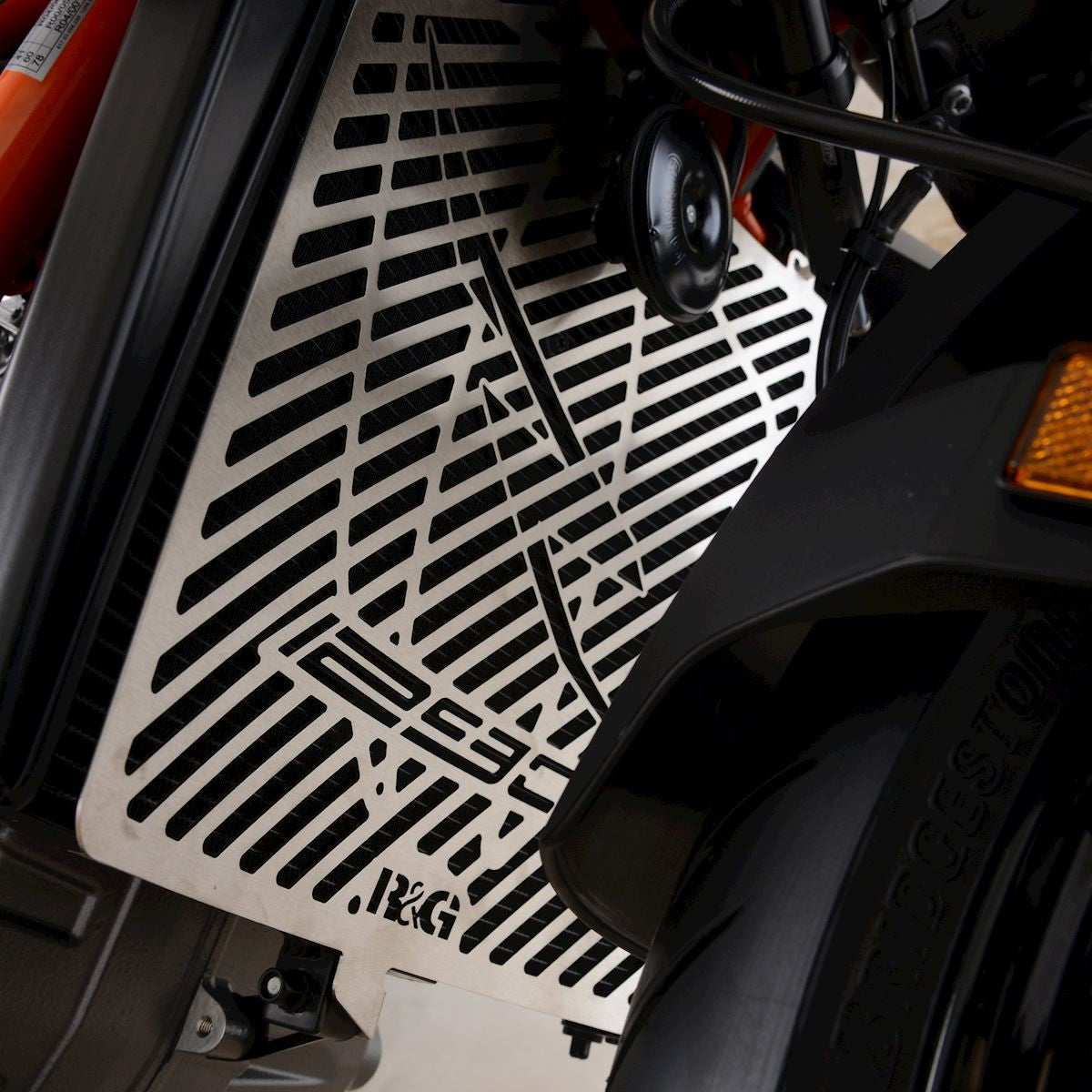 Branded Radiator Guard For KTM 1290 Super Duke R '20- '24 Secondary image