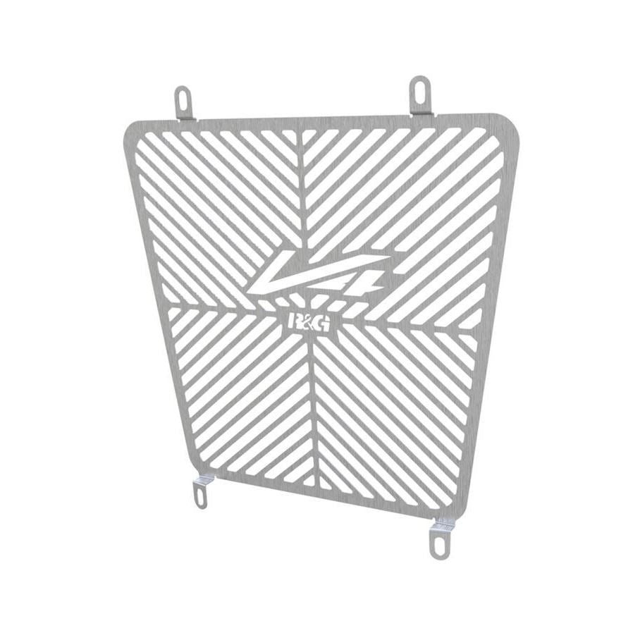 Branded Radiator Guard For Aprilia RSV4 1100 (Factory) '19- '24/ RSV4 RR/RF '15-'18 / Tuono V4 1100 (Factory) '15- '24 Main image