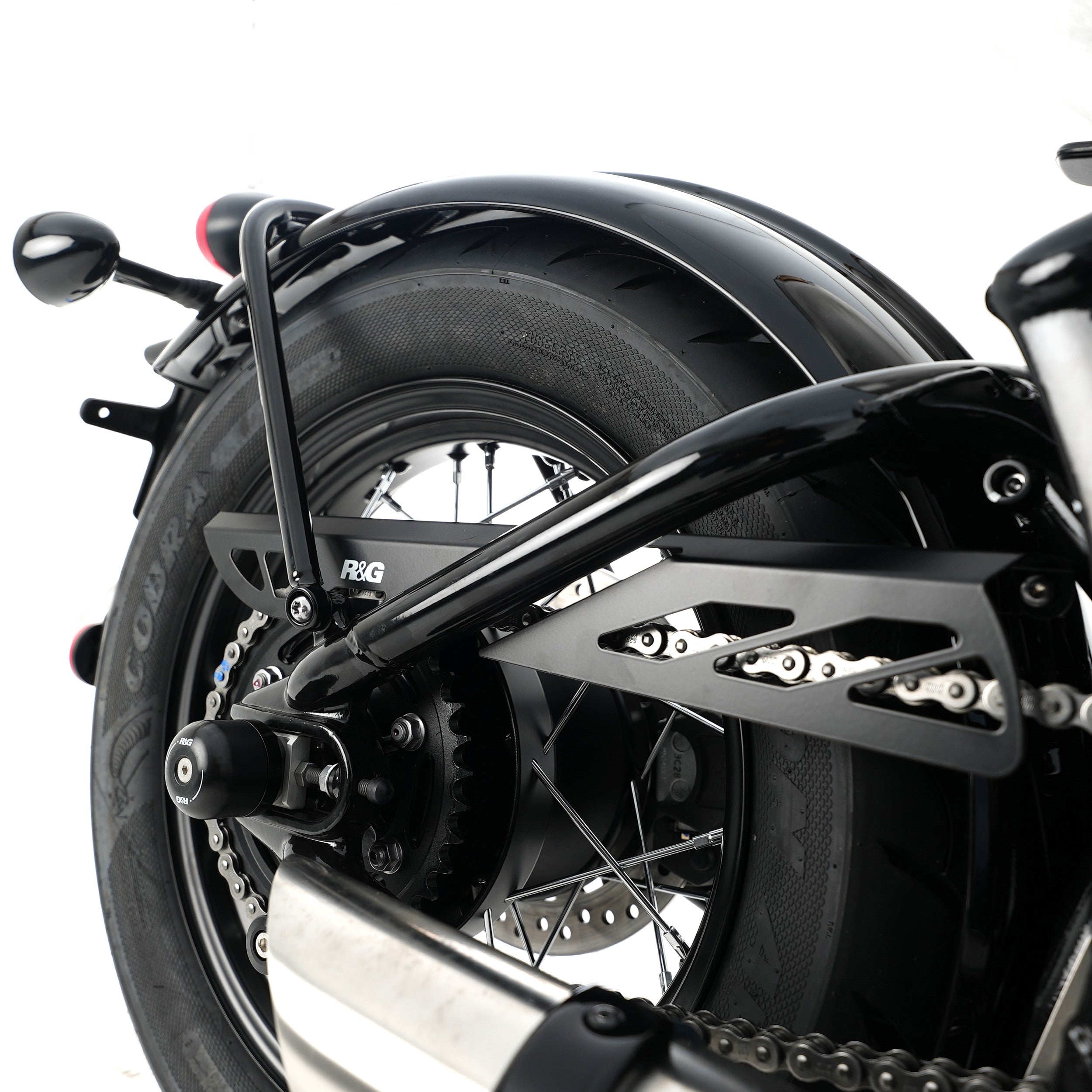 Chain Guard for Triumph Bonneville Bobber '17- Secondary image