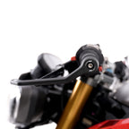 R&G Interlock Clutch Lever Guard for Suzuki GSX-S750 '17- '24, Triumph Street Triple R/RS 765 '17-, Street Triple S 765 '17- '20, Street Triple 765 RX '26-, Yamaha YZF-R6 '17-, Aprilia Tuono 660 '21- '24, Honda Dax 125 '22-